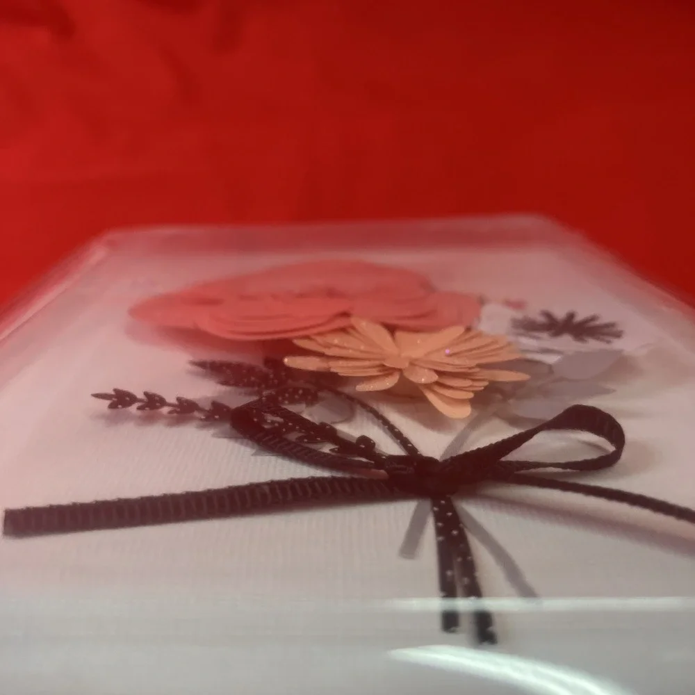 Hallmark‎ Signature Valentine's Day 3D Card / Env. / Flower Bouquet Love / Wife